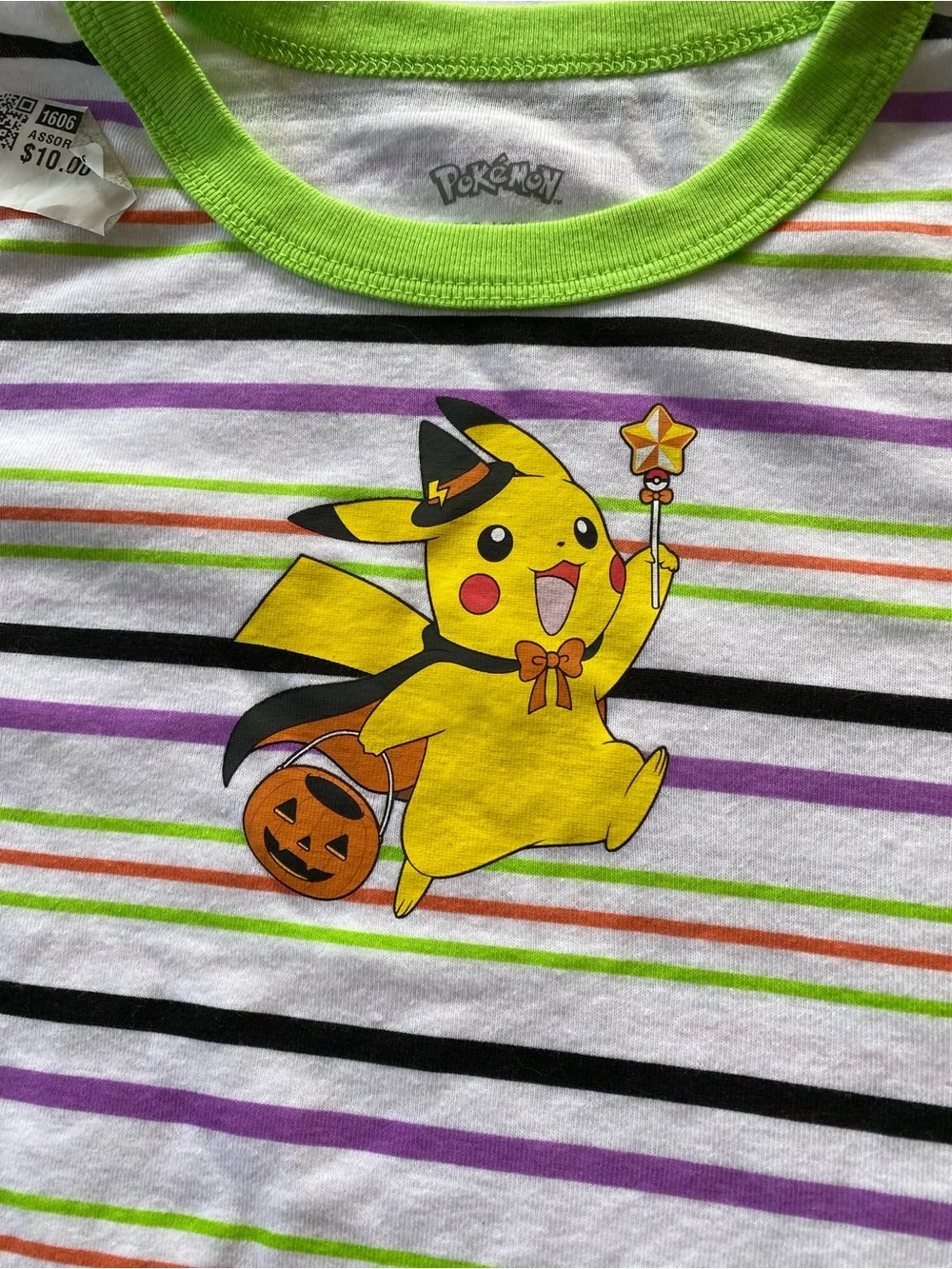New Pokemon Halloween Tshirt Size Kids X-Large 14